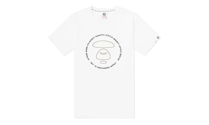 AAPE Planet Earth Logo T-Shirt "White" BZNLT63GL