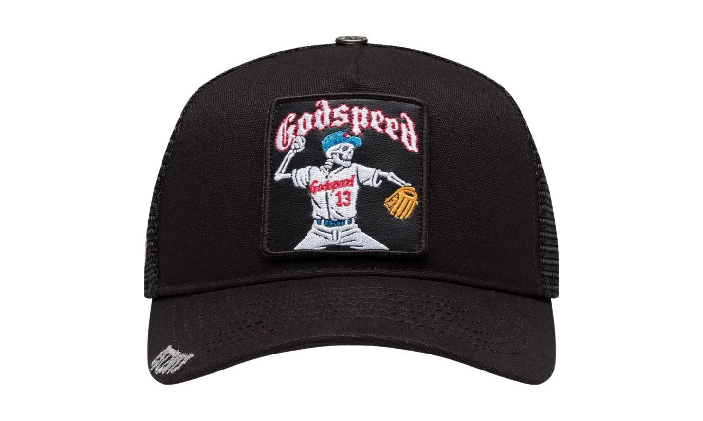 Interchangeable Patch Trucker Hat "Black" GS153