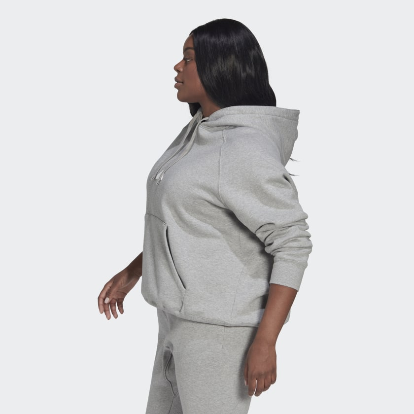 Women's adidas Oversized Hooded Sweatshirt (Plus Size)