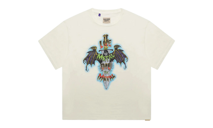 Live For Metal Short Sleeve Tee Shirt "White Multi" GD106