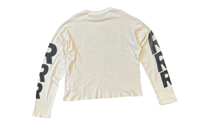 Pop-Out Thermal Long-Sleeve Tee "Max White" POPT LS92