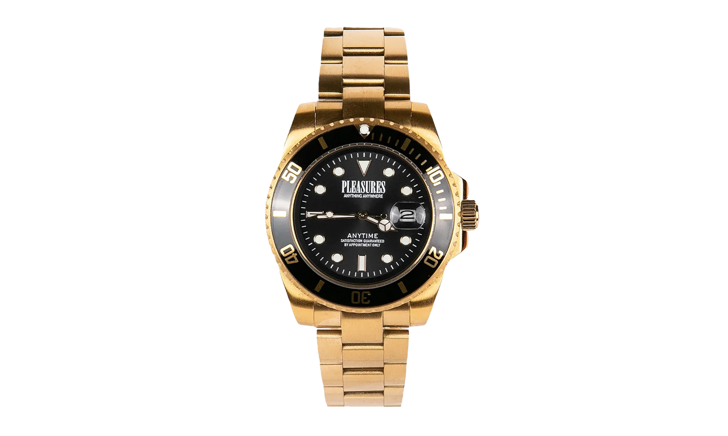 Anytime Watch "Gold / Black" P26SP050 GLD/BLK