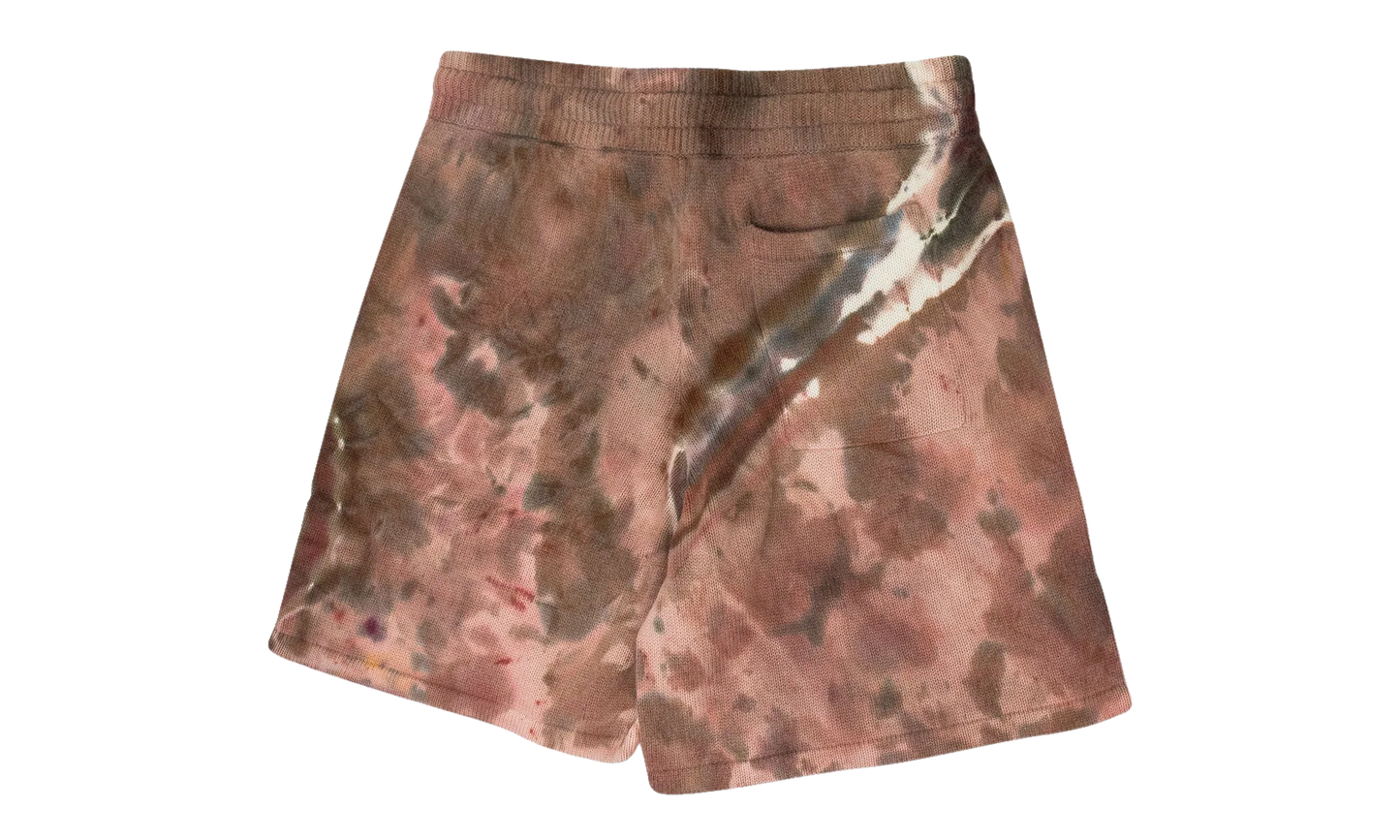 MA Tie Dye Cashmere Shorts "Clay" SS22MKB001_Clay