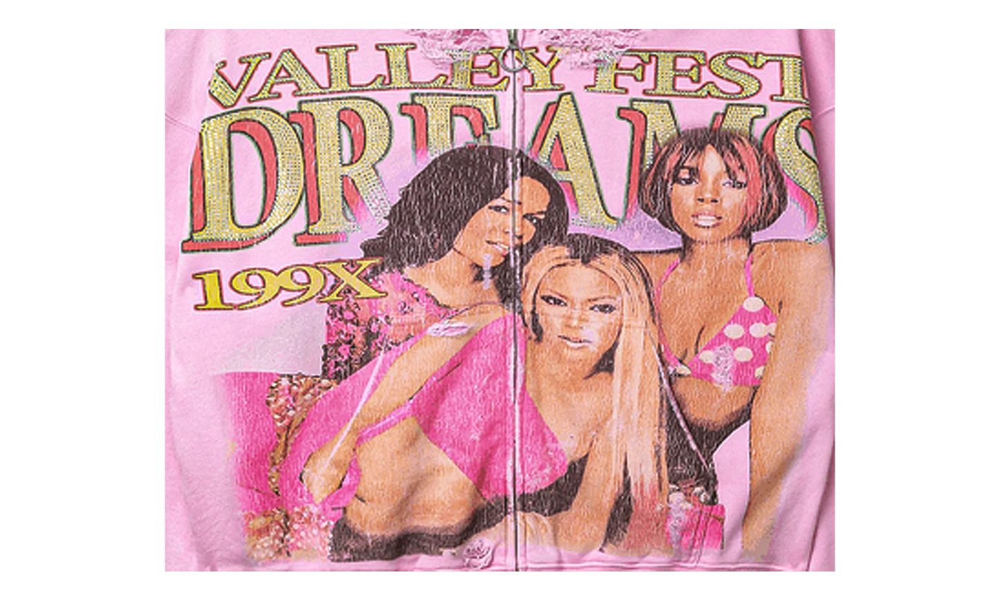 Vale Forever Dreams Zip Up Hoodie "Pink'" VAL30