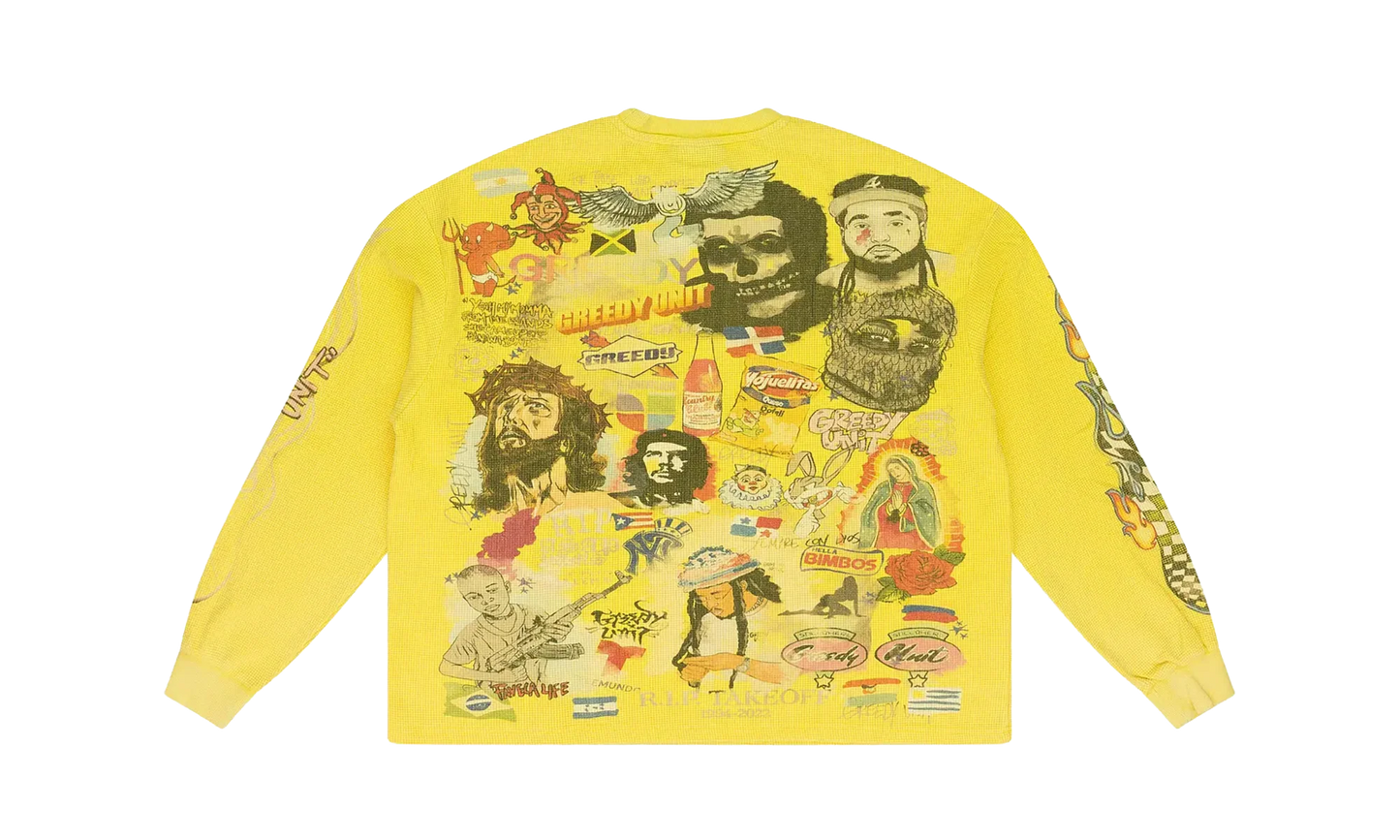 All Over Thermal T-shirt "Yellow" GUT MTPS 0004