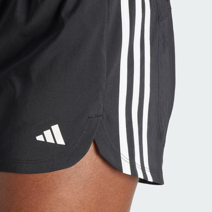 Women's adidas Pacer Training 3-Stripes Woven High-Rise Shorts