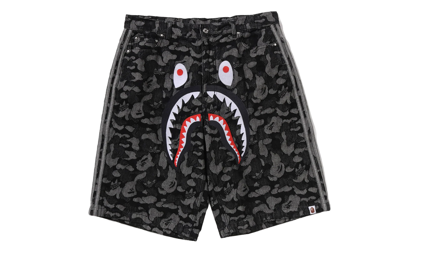 Shark Denim Jorts "Bape - Black" KF4917