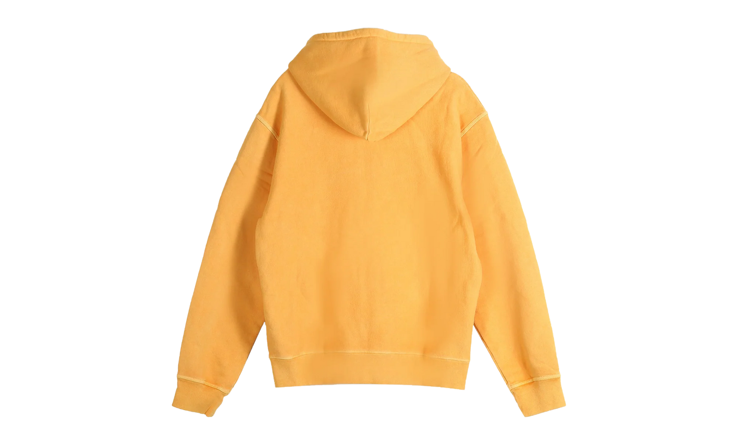 Smooth Stock Pig Dyed Zip Hoodie "ORANGE" 1975021 ORAN