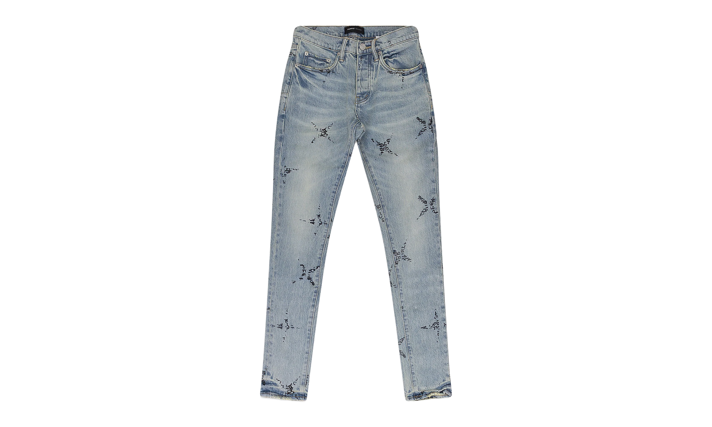 Star Monogram P001 Skinny Jeans "Blue" P001_BMLI824