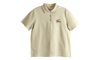 Equestrian Knight Cotton Polo Shirt WMNS "Limestone Beige" 8118496