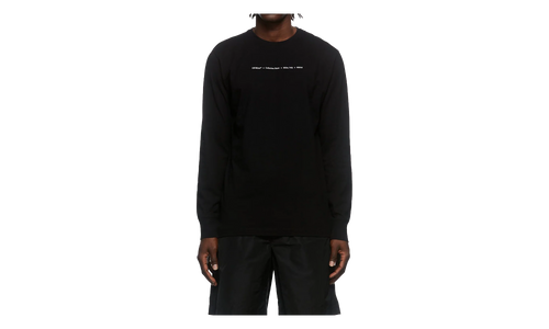 Logo-Print T-shirt "BLACK/MULTI-COLOR" OMAB001F21JER0021084