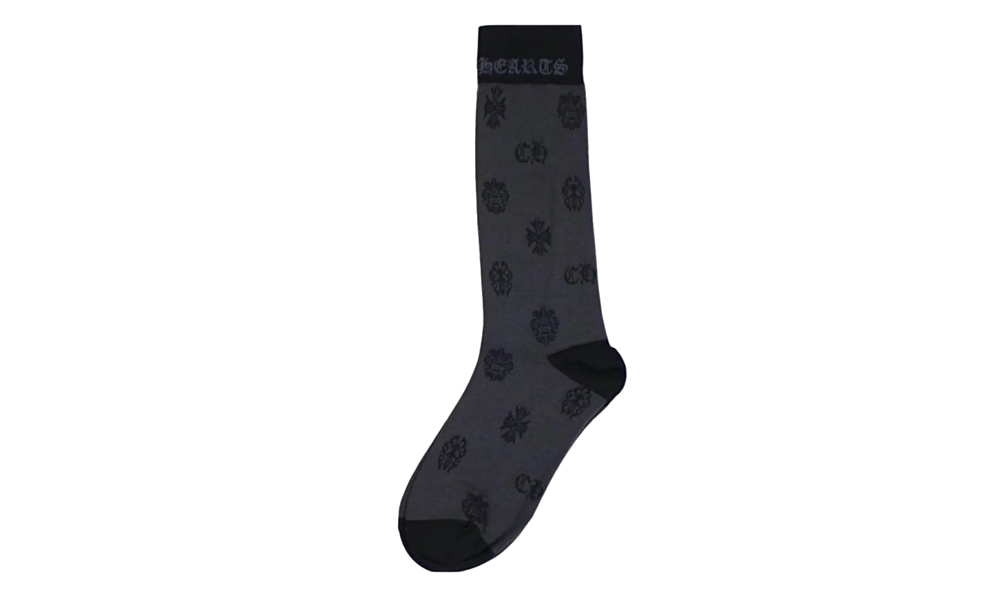 Monogram Socks (3 Pack) "Black / Grey" CHRM0906