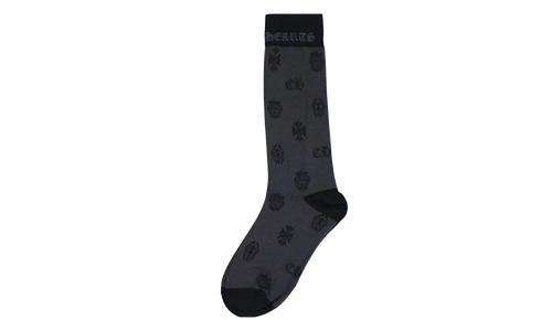 Monogram Socks (3 Pack) "Black / Grey" CHRM0906