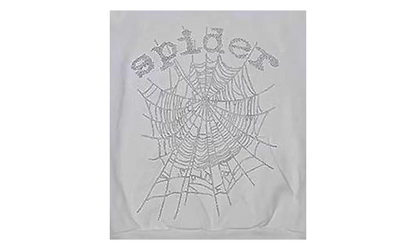 OG Rhinestone Logo Hoodie "White" SP5der340
