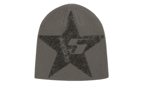 Star Rhinestone Skully "Slate Grey" SP5der313