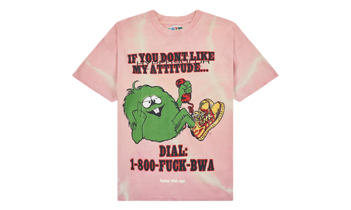 Dickhead Tee "Pink Washed" BWA62