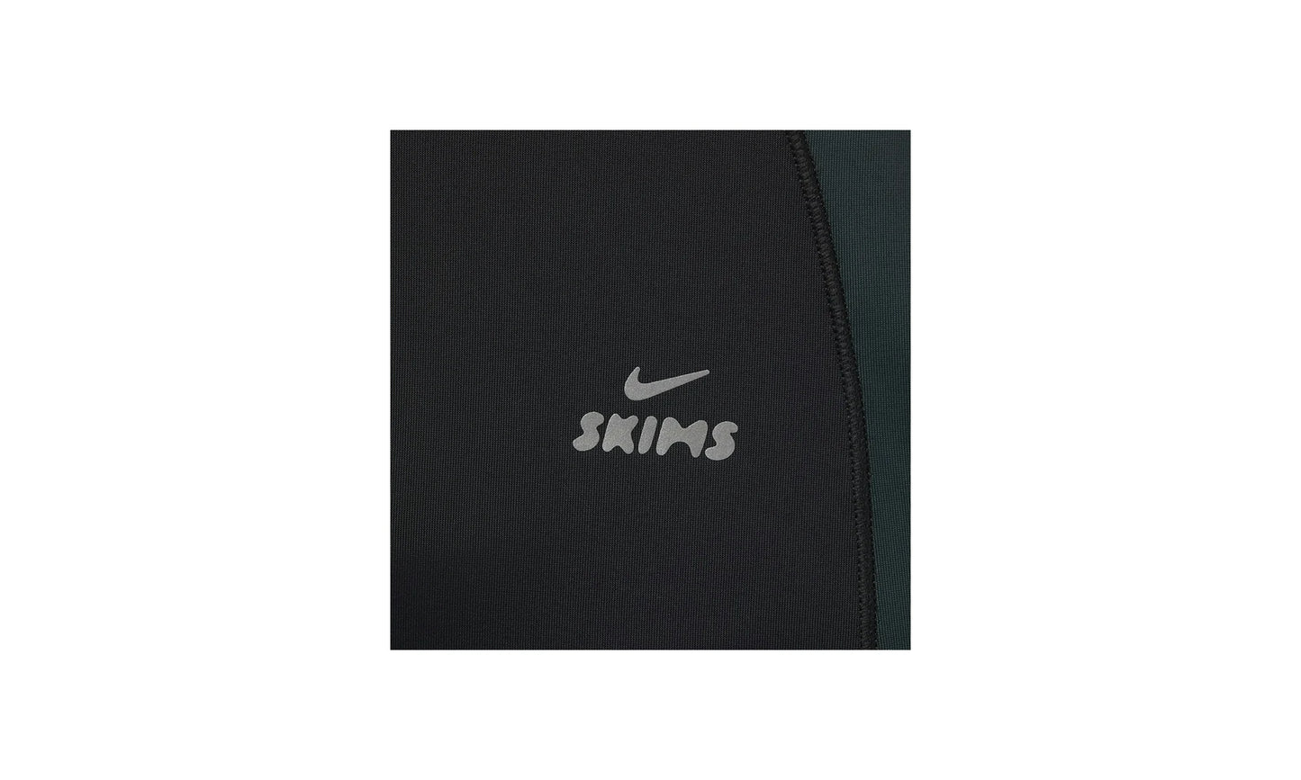 SHINE FRONT ZIP BRA "Nike - Obsidian And Dark Teal" SKM048