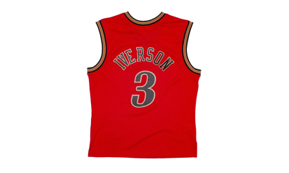 NBA Allen Iverson Reload Swingman Jersey "1999 Philadelphia 76ers - Red" SMJYCP19267 P76RED199AIV