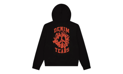 Denim U Zip Hoodie "Black" DT417