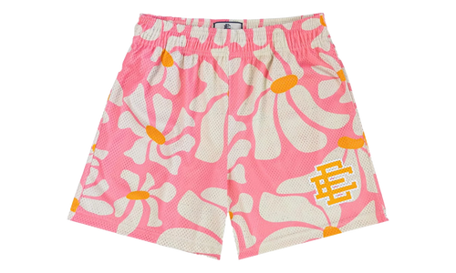 EE Basic Shorts "Pink Daisies / Yellow" EE168