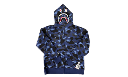 Color Camo Shark Full Zip Hoodie "Navy Blue" BCCSFZUHSB