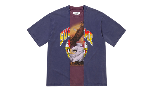 MM6 Maison Margiela Split S/S Top "SS26 - Navy" SU27179