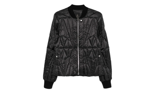 Rick Owens Woven Geocamo Flight Jacket "Black" MON38