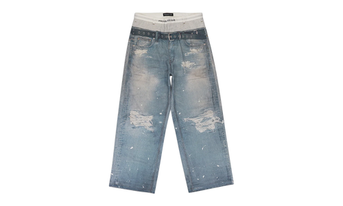 Trompe-Loeil Denim Jeans "Blue" PGR XJNS 0002
