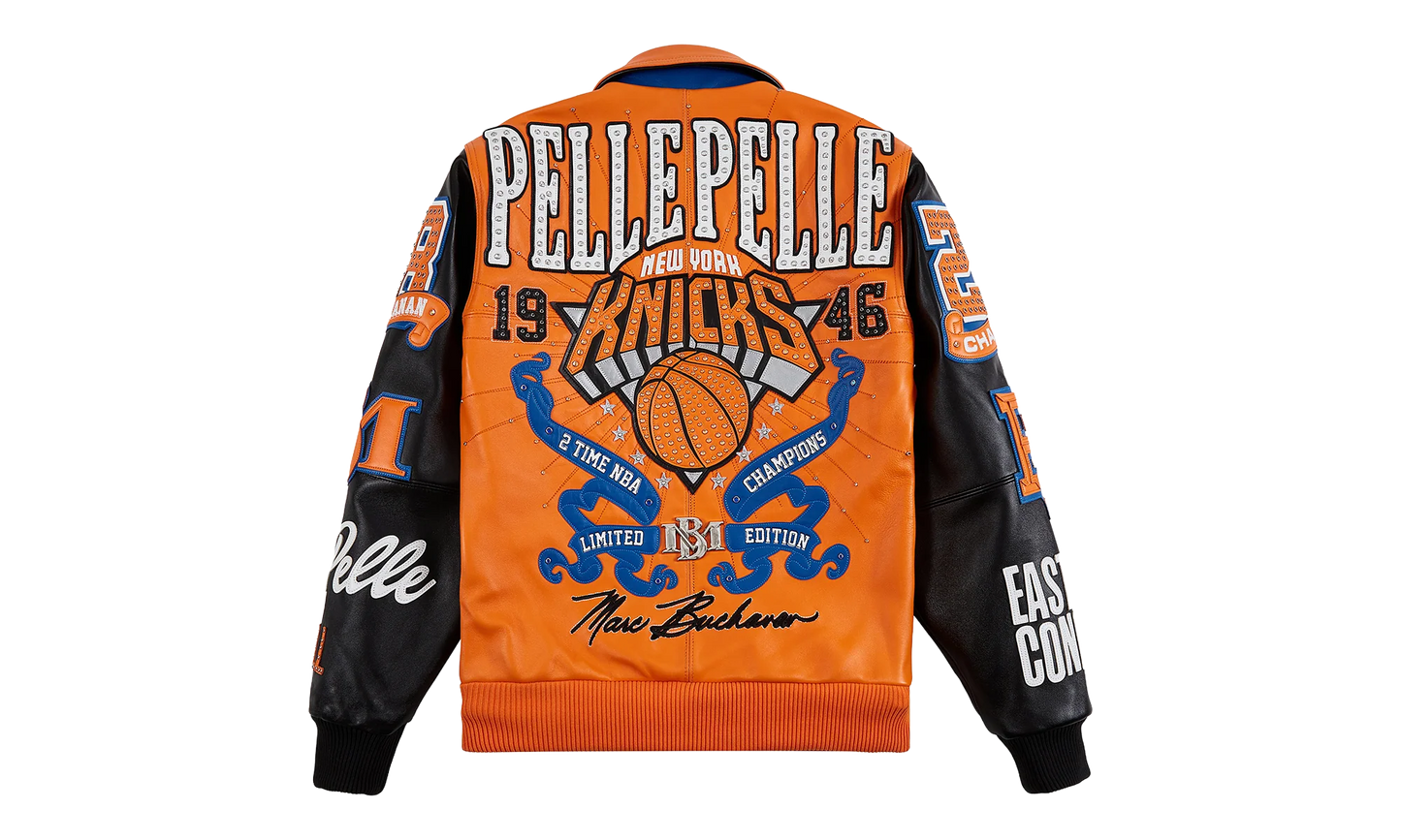 New York Knicks For The City Jacket "Orange / Black / Royal" PP026