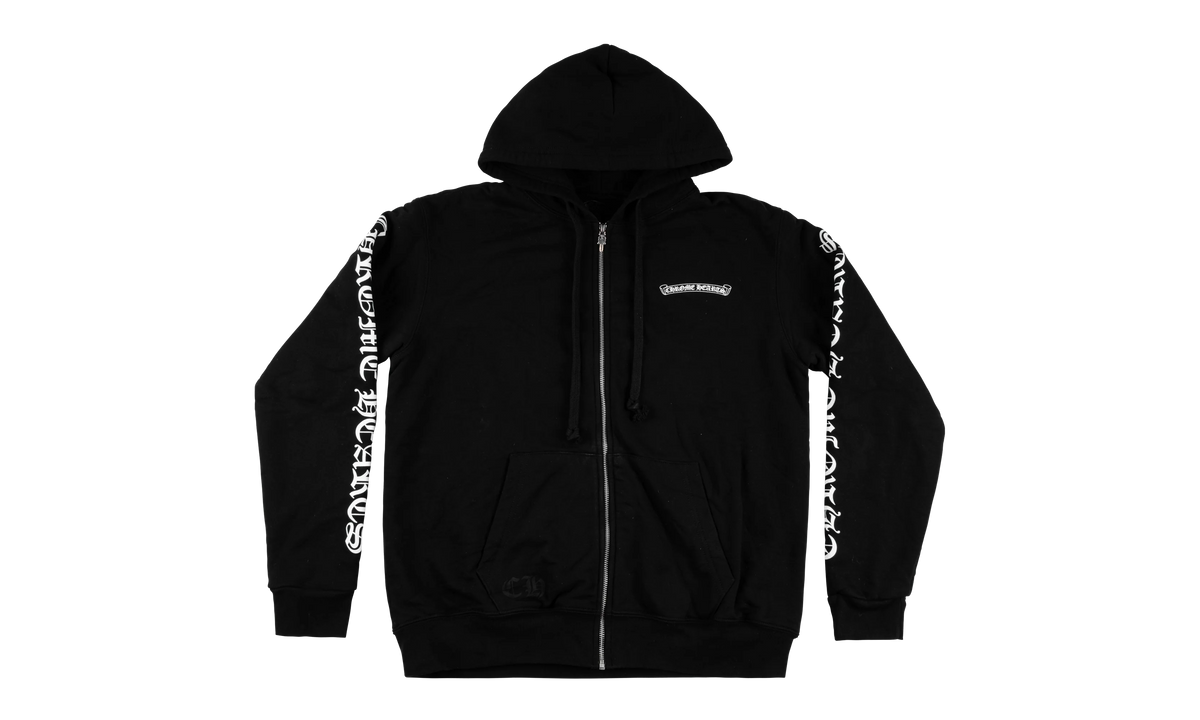 Thermal Scroll Logo Zip Up Hoodie "Black" CHRM0881