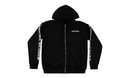 Thermal Scroll Logo Zip Up Hoodie "Black" CHRM0881