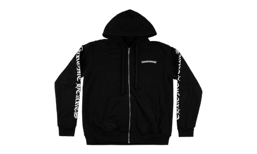 Thermal Scroll Logo Zip Up Hoodie "Black" CHRM0881
