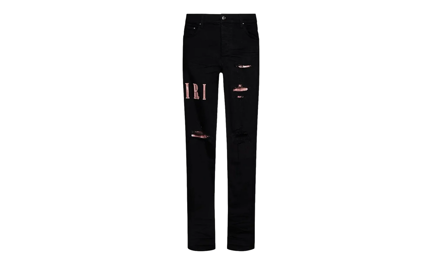 Tie Dye Core Logo Jean "Black" AMDNSY1016