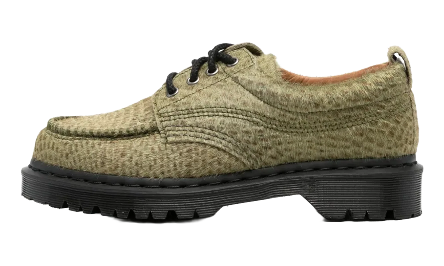 Lowell Hair On Leather Moc Toe "Olive Green - Pebble Emboss Hair On" 42836300
