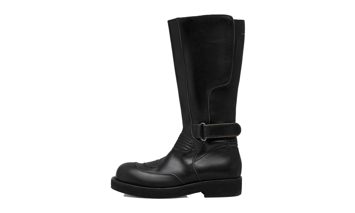 Mid Leather Boot "Black" SH3WW0006P7431T8013