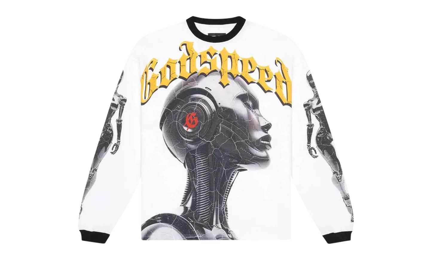 Alexa Long Sleeve T-Shirt "White/Black" BV27ZE7M