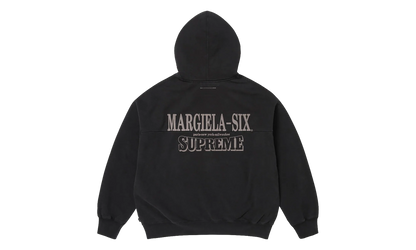 MM6 Maison Margiela Eagle Zip Up Hooded Sweatshirt "SS26 - Black" SU27173