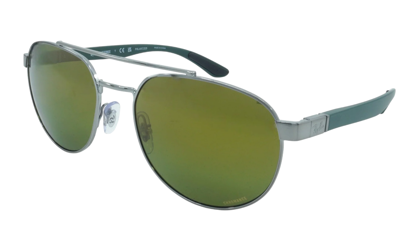 Irregular Polarized Sunglasses "GUNMETAL" RB3736CH-926960_56