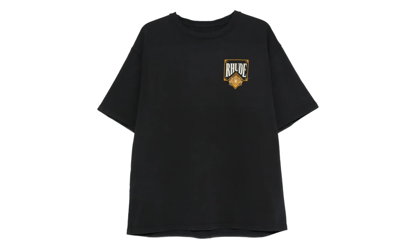 Playing Card T-Shirt "Vintage Black / Yellow" RHSS26TT02012 BLK