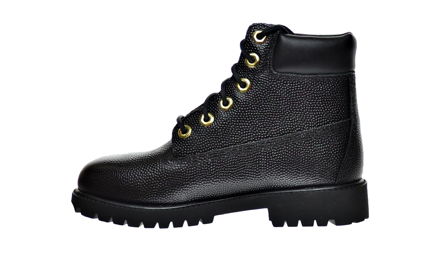 6 Inch Premium Football Leather Boot GS "Black" TB0A1716