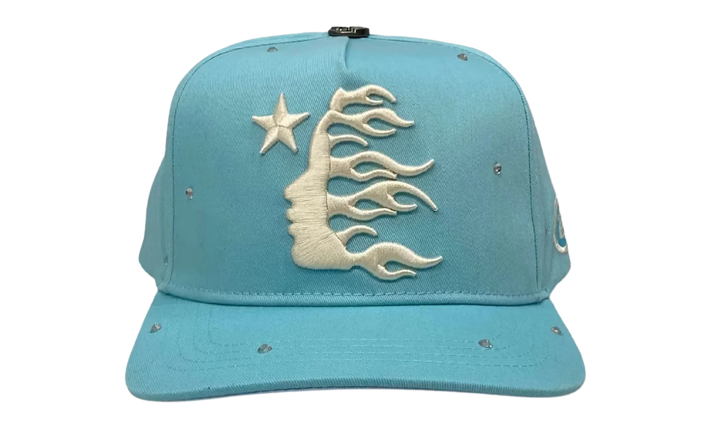 OG Logo Rhinestone Snapback Hat "Baby Blue" HSR103