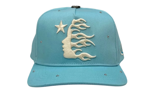 OG Logo Rhinestone Snapback Hat "Baby Blue" HSR103