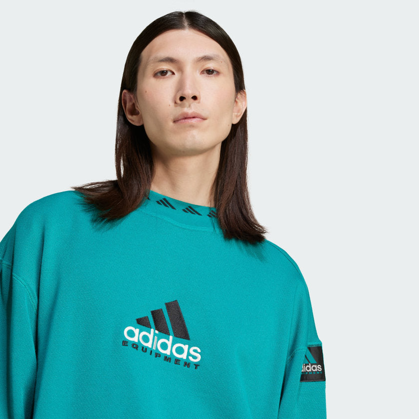 Men's adidas Equipment Reflective Crewneck Sweatshirt