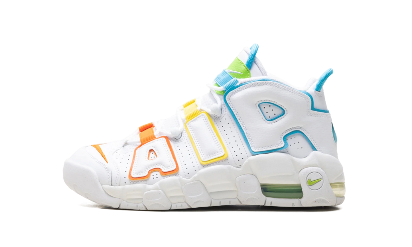 Air More Uptempo GS "White Multi-Color" FJ4624 100