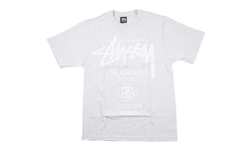 World Tour Tee "Ash Heather" STUS307