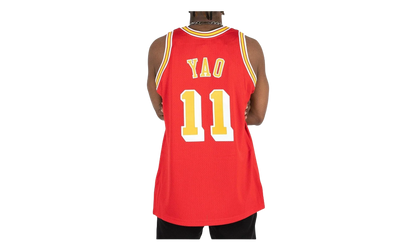 NBA Yao Ming Authentic Jersey "2004 Houston Rockets - Scarlet" AJY4CP18179 HROSCAR04YMI