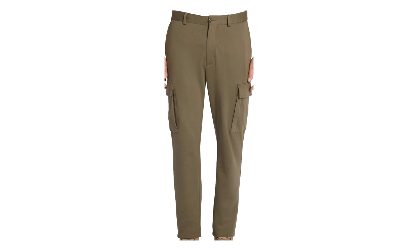 Pantalone Cotton Blend Jersey Cargo Pants "Sportivo Brown" MON01