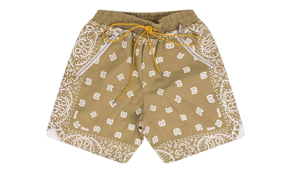 Rhude Bandana Shorts "Khaki" RHSS23SH46009481 KHAKI