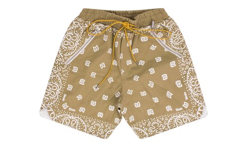 Rhude Bandana Shorts "Khaki" RHSS23SH46009481 KHAKI
