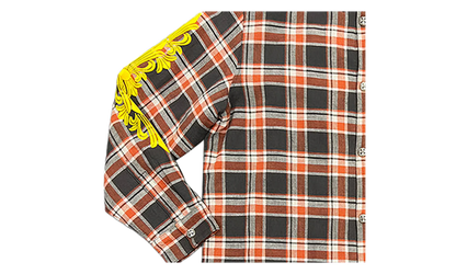 Flannel Jacket "Orange / Grey" CHRM0844